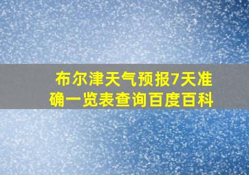 布尔津天气预报7天准确一览表查询百度百科