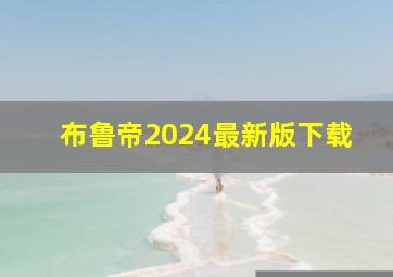 布鲁帝2024最新版下载