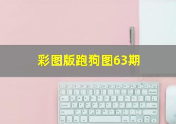 彩图版跑狗图63期