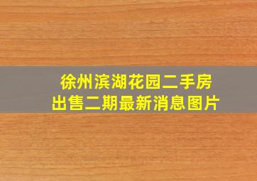 徐州滨湖花园二手房出售二期最新消息图片