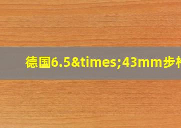 德国6.5×43mm步枪弹