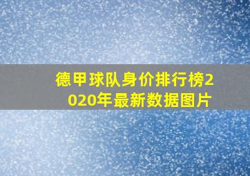 德甲球队身价排行榜2020年最新数据图片