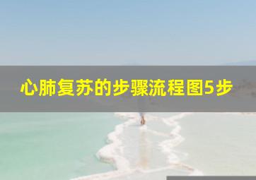 心肺复苏的步骤流程图5步