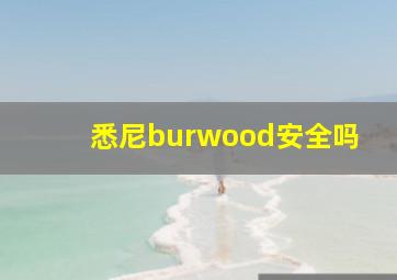 悉尼burwood安全吗