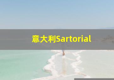 意大利Sartorial