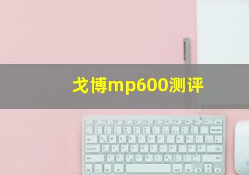 戈博mp600测评