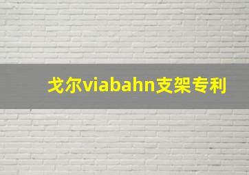 戈尔viabahn支架专利