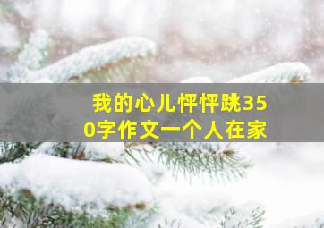 我的心儿怦怦跳350字作文一个人在家