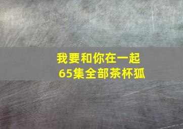 我要和你在一起65集全部茶杯狐