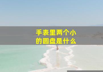 手表里两个小的圆盘是什么