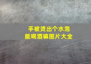 手被烫出个水泡能喝酒嘛图片大全