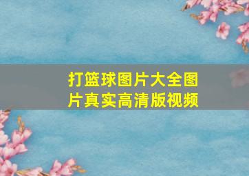 打篮球图片大全图片真实高清版视频