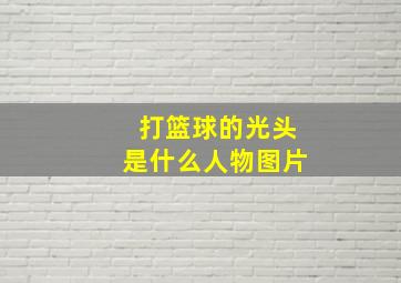 打篮球的光头是什么人物图片