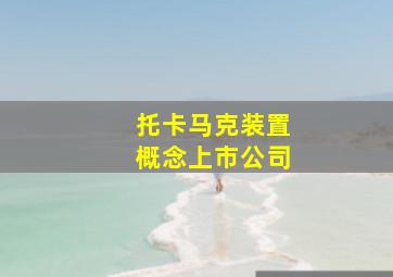 托卡马克装置概念上市公司