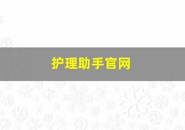 护理助手官网