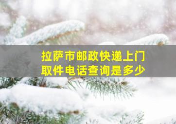 拉萨市邮政快递上门取件电话查询是多少