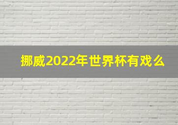 挪威2022年世界杯有戏么