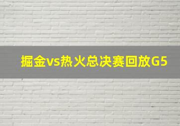 掘金vs热火总决赛回放G5