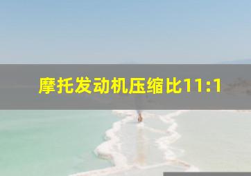 摩托发动机压缩比11:1