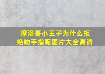 摩洛哥小王子为什么拒绝吻手指呢图片大全高清