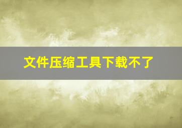 文件压缩工具下载不了