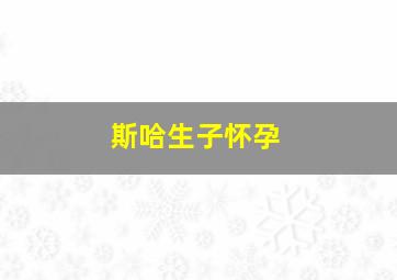 斯哈生子怀孕