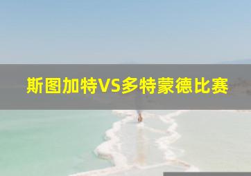 斯图加特VS多特蒙德比赛