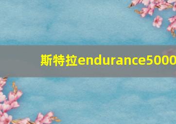 斯特拉endurance5000