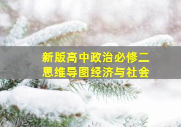 新版高中政治必修二思维导图经济与社会