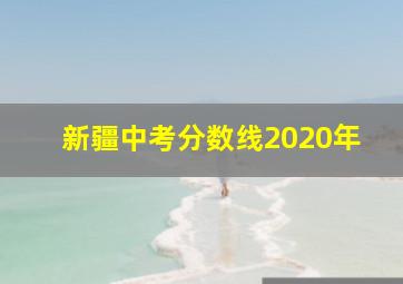 新疆中考分数线2020年