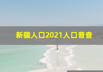 新疆人口2021人口普查