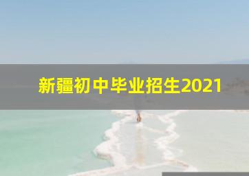 新疆初中毕业招生2021