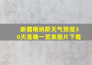 新疆喀纳斯天气预报30天准确一览表图片下载