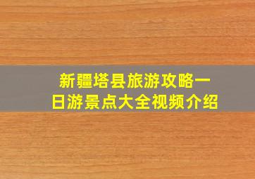 新疆塔县旅游攻略一日游景点大全视频介绍