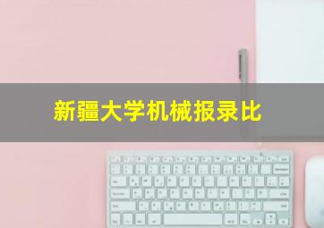 新疆大学机械报录比