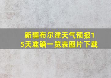 新疆布尔津天气预报15天准确一览表图片下载