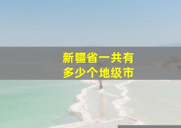 新疆省一共有多少个地级市