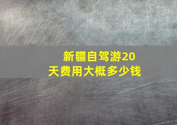 新疆自驾游20天费用大概多少钱