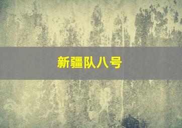 新疆队八号