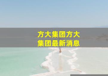 方大集团方大集团最新消息