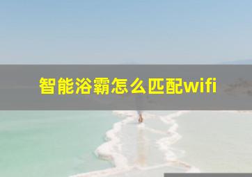 智能浴霸怎么匹配wifi