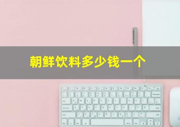 朝鲜饮料多少钱一个