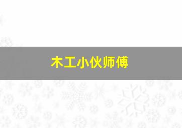 木工小伙师傅