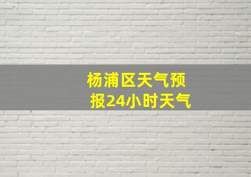 杨浦区天气预报24小时天气