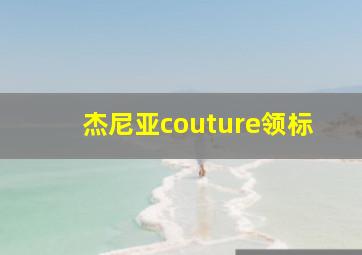 杰尼亚couture领标