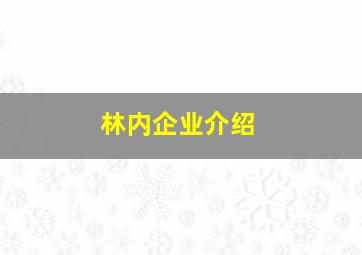 林内企业介绍