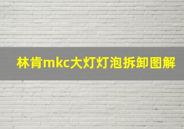 林肯mkc大灯灯泡拆卸图解