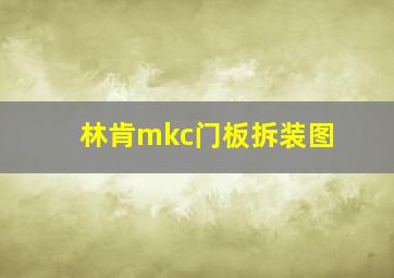 林肯mkc门板拆装图