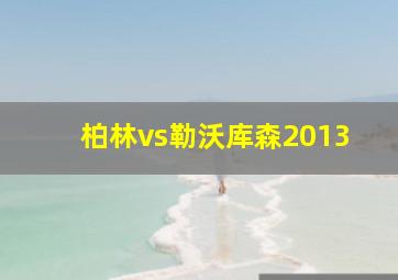 柏林vs勒沃库森2013