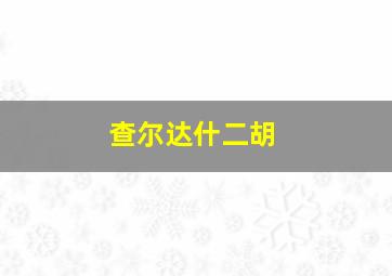 查尔达什二胡